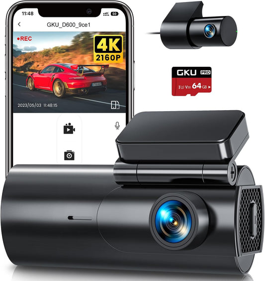 GKU 4K Dash Cam